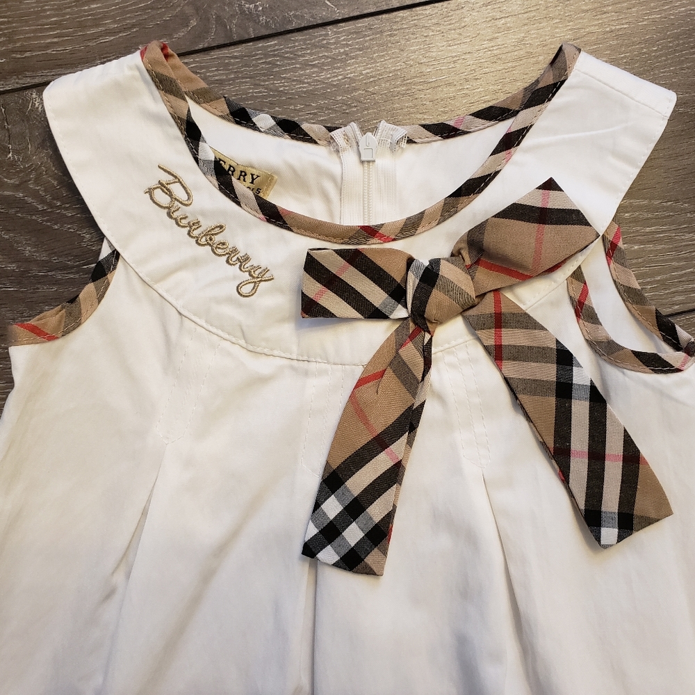 Burberry dress for girls 5T